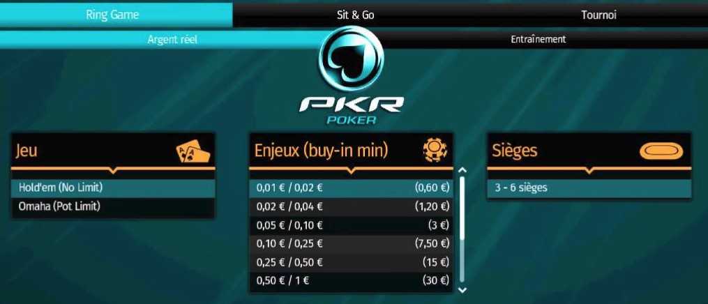 Регистрация PKR Poker